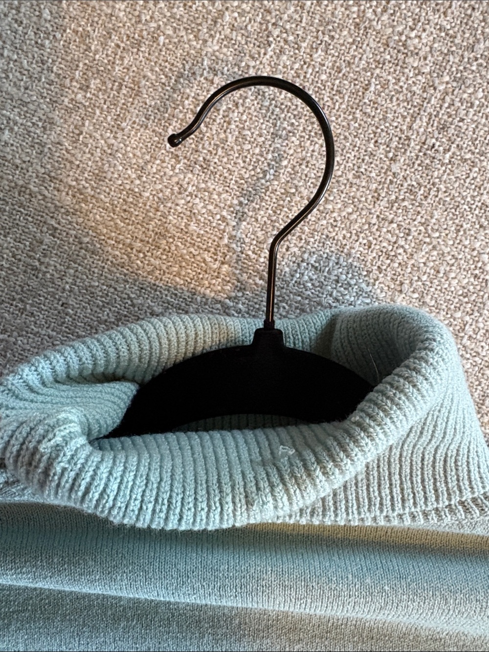 Banana Republic Light Blue Fine Italian Merino Wool Turtleneck Sweater - Picture 7 of 10